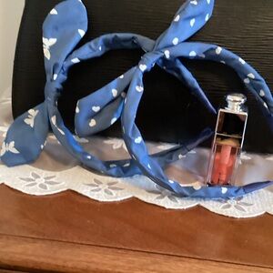 Blue Heart Patterned Headbands